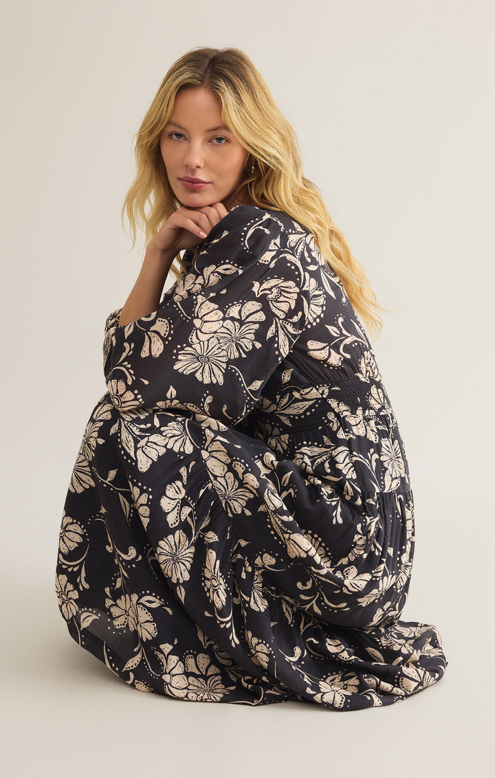 ariana floral midi dress z supply Adelina Ari Floral Midi Dress {Z Supply} – The Boutique at Mira's