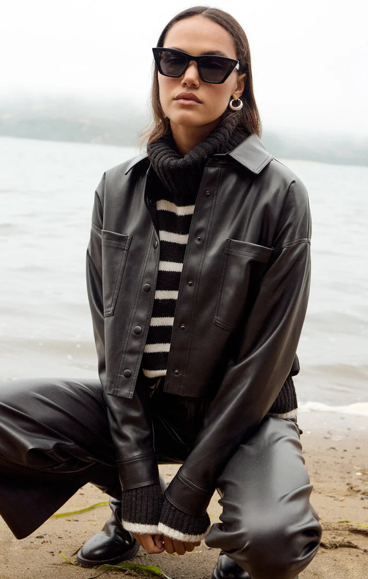 All Day Faux Leather Jacket {Z Supply} – The Boutique at Mira's