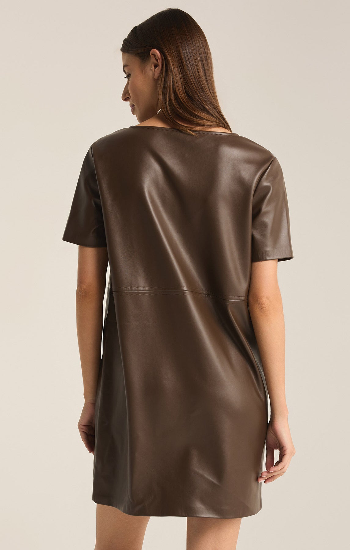 London Faux Leather Dress (Z Supply) The Boutique at Mira's London Faux Leather Dress (Z Supply) The Boutique at Mira's