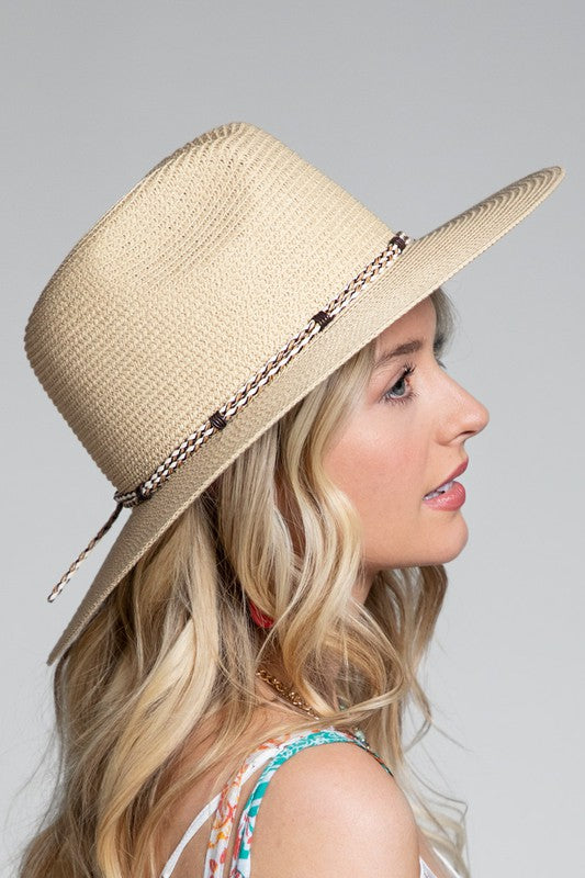 Braided Double Band Panama Hat – The Boutique at Mira display picture 2