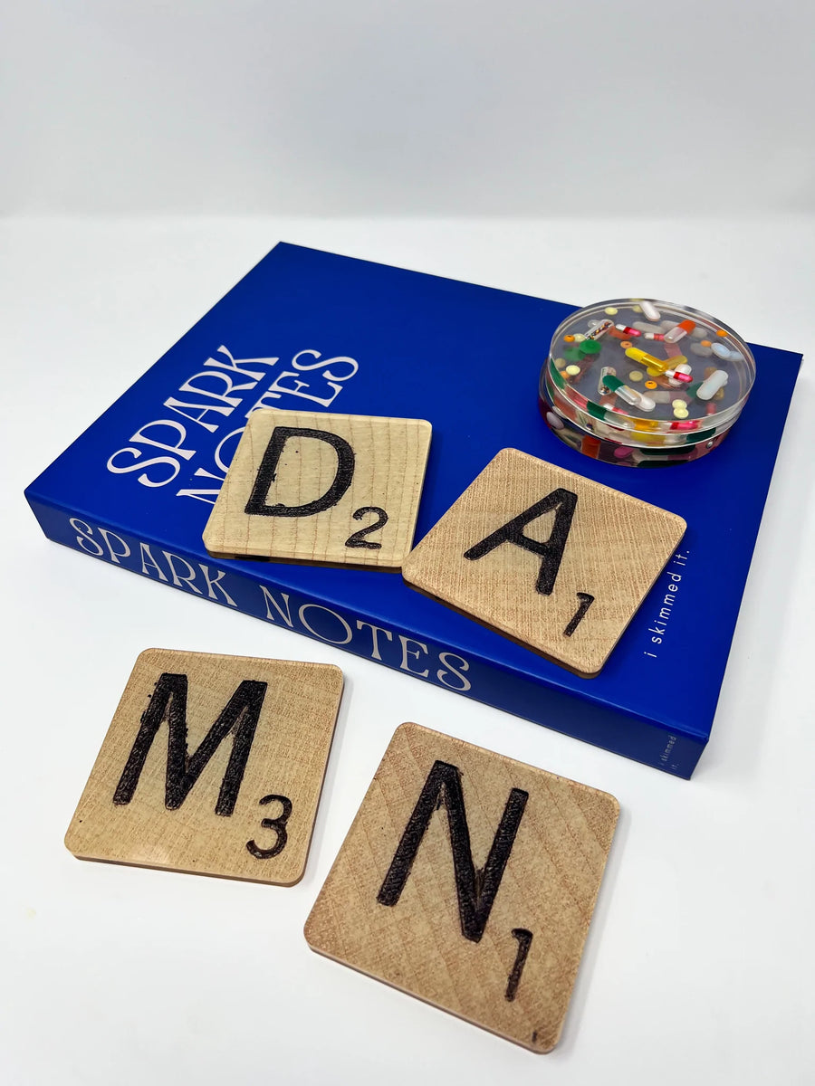 'DAMN' Scrabble Tiles – The Boutique at Mira's