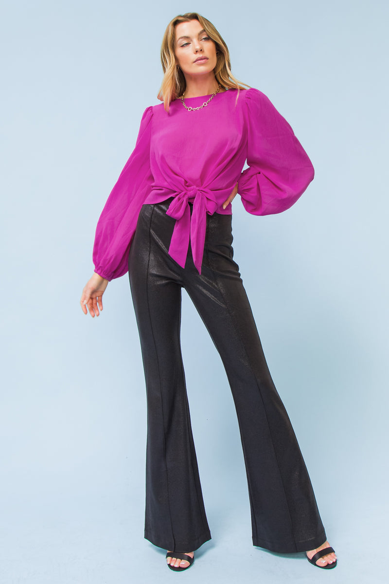 ANAIS FLAUX LEATHER FLARES – The Boutique at Mira's